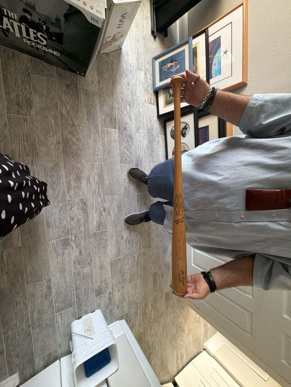 Adirondack 302 Joe Garagiola Personal Model Northern White Ash Baseball Bat